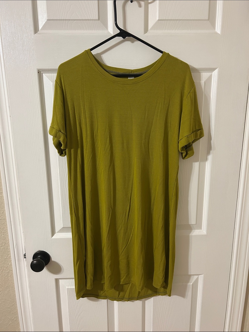 Youer Short Sleeve T-Shirt Dress “Pistachio”